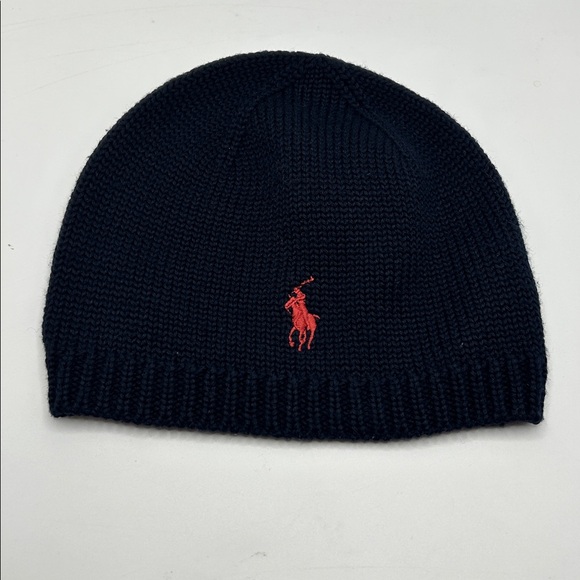 Polo Ralph Lauren Wool Blend Skull Beanie - Picture 2 of 5
